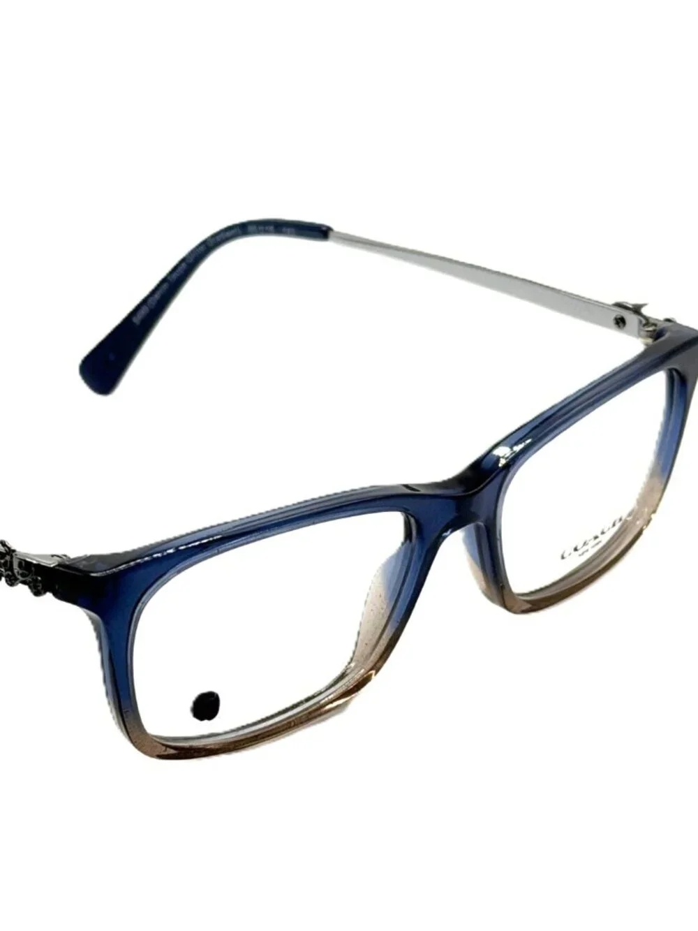 COACH HC 6110 5489 Denim Taupe Glitter Gradient Women Eyeglasses 50mm 16 140 - Picture 3 of 6